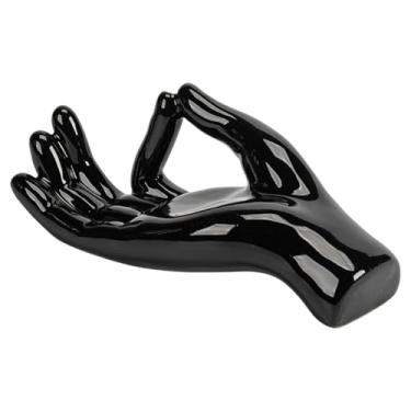 Imagem de Ioensy Porta-incenso em formato de palito, escultura de mesa multifuncional, queimador de incenso, estátua de mão de Buda para presente de inauguração de