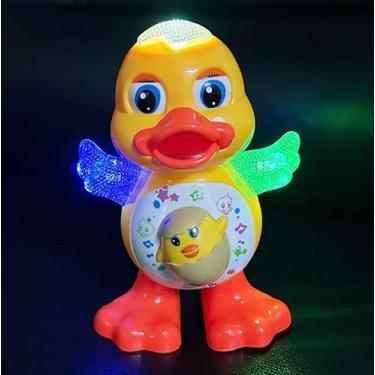 Imagem de Brinquedo Pato Patinho Dançante Musical Dança, Anda, Mexe, com Luz E Som