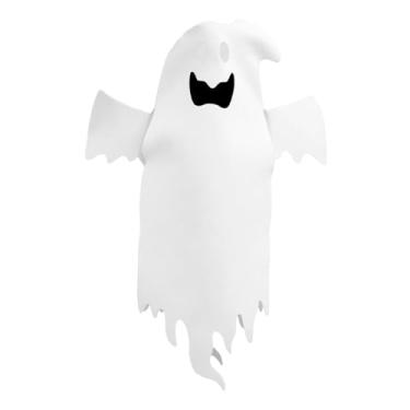 Imagem de UxicRuya Fantasia de fantasma macacão festa fantasia capa longa engraçado assustador cosplay para mulheres homens, M