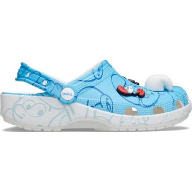 Imagem de Sandália crocs smurfs classic clog multi, 43, Multi