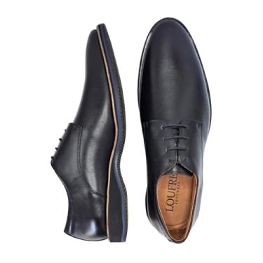Imagem de Sapato Masculino Derby Quios LOUFRE em Couro Legítimo - Sola de EVA (Preto, BR, Adulto, Numérico, 41)