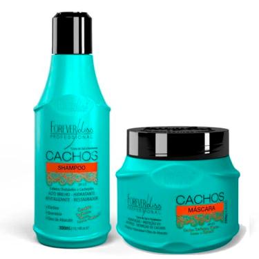 Imagem de Kit Formador de Cachos Shampoo e Mascara Forever Liss