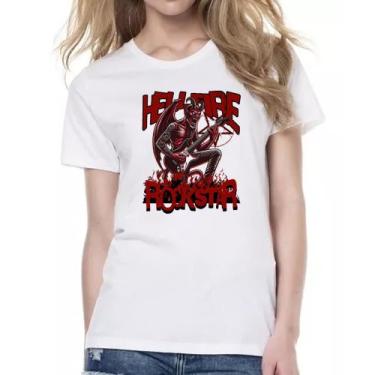 Imagem de Camiseta Baby Look Hell Fire Rockstar - Alearts, P