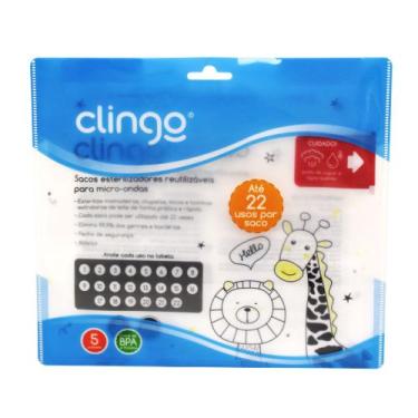 Imagem de Saco Esterilizador para Micro-ondas Zoo BPA Free - CLINGO