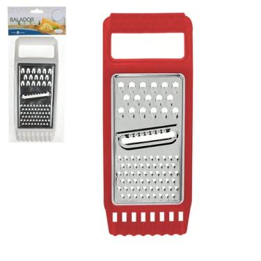 Imagem de Ralador De Plástico Com 3 Opções De Corte Fatiador Cortador Ralador Legumes Frutas Batata Cenoura - PANAMI
