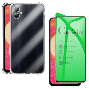 Imagem de Kit Capinha Capa Antiqueda para Samsung Galaxy A04E + Película Cerâmica 9D