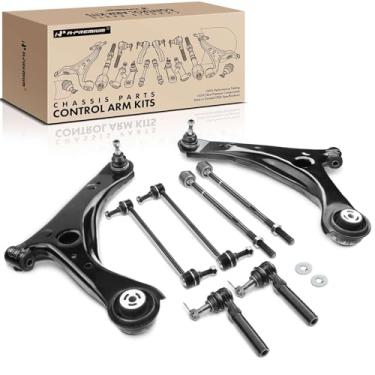 Imagem de A-Premium Conjunto Premium De 8, Barra Estabilizadora Braço Controle Inferior Dianteiro, Interna E Externa, Compatível Com Dodge Grand Caravan 2008-2010 Chrysler Town Country Volkswagen Routan 2009-