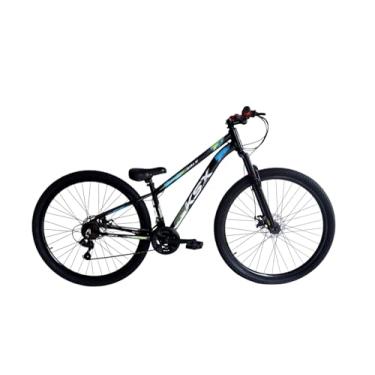Imagem de Bicicleta Bike Aro 29 MTB Alumínio KSX GRAU SD7 21 Velocidade Cabeamento Interno Unissex (PRETA (C/M VERMELHA), 13)