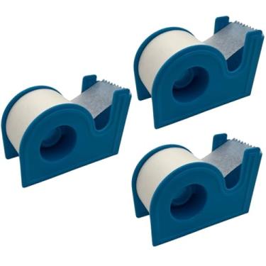 Imagem de Comfort Axis Fita De Papel Hipoalergênica, Autoadesiva, Microporosa, Respirável E Macia, Sem Látex, 2,5 Cm X 9,5 Metros, Com Dispensador (Pacote 3)