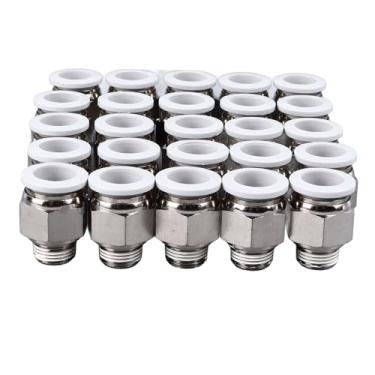 Imagem de Fafeicy Conexão de Capa de Pneumatic Pipe Conexão de Leckdose Rápida para Dispositivos de Automação PT3/8 25 PCs para Projetos