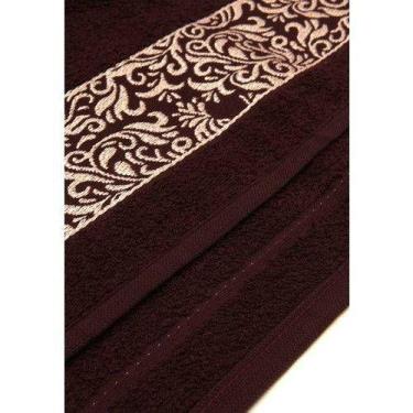 Imagem de Toalha de Banho Belle 70cm x 1,30m - Atlântica, Vermelho escuro