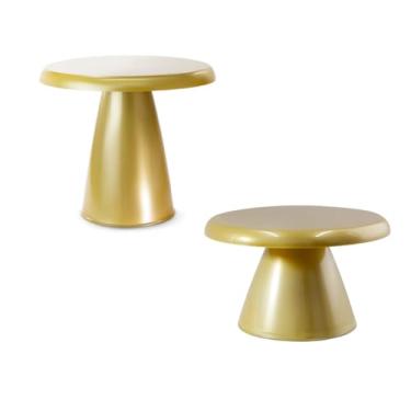 Imagem de Kit Decoração Boleira Cake Slim Cogumelo Alta E Baixa 17x11 e 22x20-1 De Cada (DOURADA)