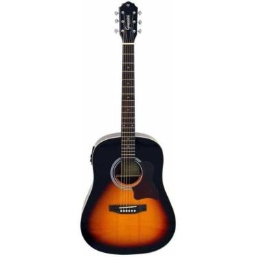 Imagem de Violão Giannini Perform Gss Plus Eletroacústico Aço Vintage Sunburst. - Durabilidade Excepcional!