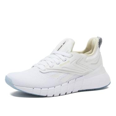 Imagem de Reebok Tênis feminino Nano Gym para treino e caminhada, Calçado branco/preto, 40