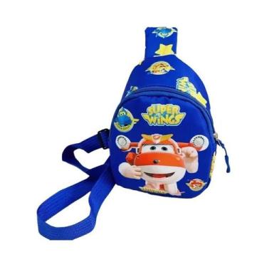 Imagem de Mochila Infantil Fofa De Desenho Animado Da Marvel, Bolsa De Peito Cro
