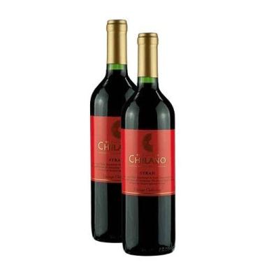 Imagem de kit 2 Vinho Chilano Syrah Tinto 750ml