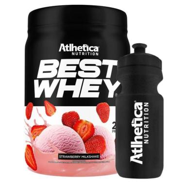 Imagem de Best Whey Isolado Hidrolisado Morango 450g Squeeze Atlhetica-Unissex