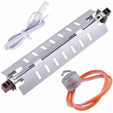 Imagem de Kit de aquecedor de descongelamento de geladeira, sensor de temperatura e termostato de degelo adequado para GE GSH25SGPCSS HSS25GFPDWW HSS25GFPEWW GSH25JFTAWW GSS25SGMBBS HSM25GFRFSA GSS25JFMCCC
