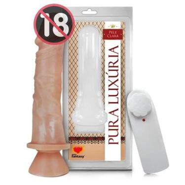 Imagem de Prótese Com Vibro E Ventosa Feminino Ponto G 18 X 4,4 cm - sexy fantas