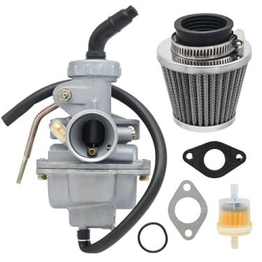 Imagem de NIMTEK Carburador com filtro de ar para HONDA CRF 80 CRF80 CRF 80F CRF Dirt Pit Bike Carb 2004 2005 2006 2007 para fabricação chinesa 50cc 70cc 90cc 100cc 110cc 125cc ATV Go karts scooter ciclomotor