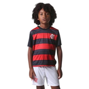 Imagem de Conjunto Infantil Do Flamengo Camiseta E Shorts Oficial - Braziline, P
