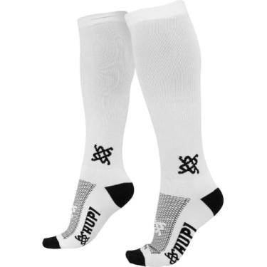 Imagem de Meia Longa HUPI Lisa Branca, Cor: BRANCO