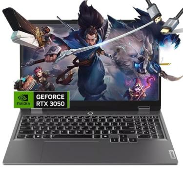 Imagem de Lenovo Laptop para jogos LOQ 15 - RTX 3050 - AMD Ryzen 5 7235HS Beat i5-11320H - Tela FHD 144Hz - Teclado retroiluminado - Windows 11 - G-SYNC - Cabo HDMI (32 GB de RAM | SSD PCIe de 1 TB)
