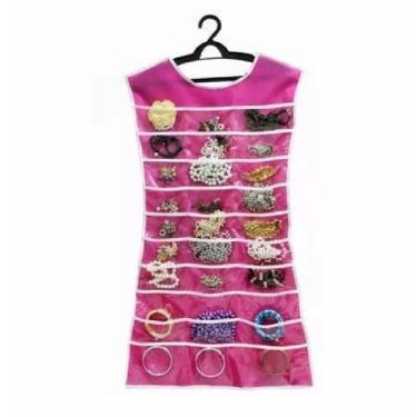 Imagem de Porta Jóias Organizador De Cabide Vestido Bijouterias