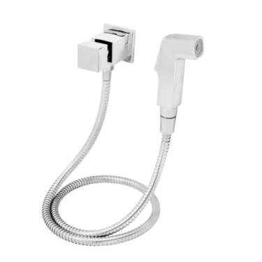 Imagem de Ducha Higiênica Metal Cromado Gatilho ABS Com Suporte - Santana Tornei