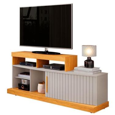 Imagem de Rack Bancada Para Sala Scala Cedro Bali – Dj Móveis