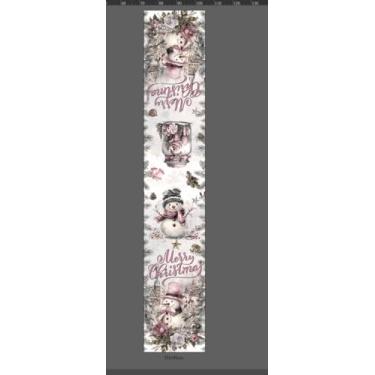 Imagem de Bandeira de mesa Marry Christmas Snowman