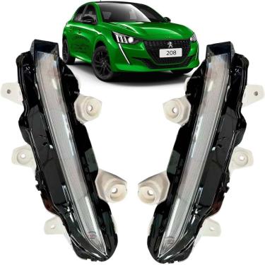 Imagem de Par Led Full Drl Parachoque Peugeot  2022 23 24
