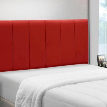 Imagem de Cabeceira Cama Box Estofada Madeira Queen Size Camila - D'Julia, Verme