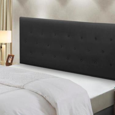 Imagem de Cabeceira Cama Box Estofada Madeira Queen Size Montreal - D'Julia, Pre