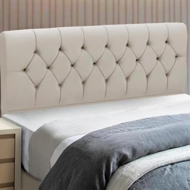 Imagem de Cabeceira Estofada Madeira Cama Box Solteiro Belinha Reta - D'Julia, B