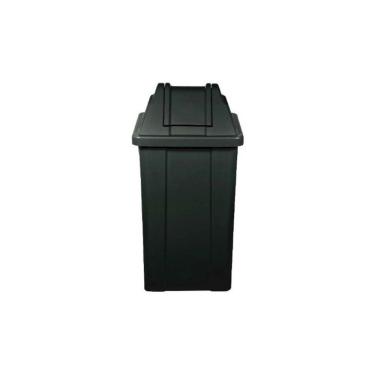 Imagem de Cesto Lixeira Quadrado Com Tampa Vai-vem 100l