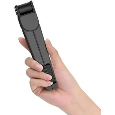 Imagem de Suporte para Celular Notebook Tablet de Mesa Multifuncional Universal Ergonômico Ajustável, Branco e Preto.