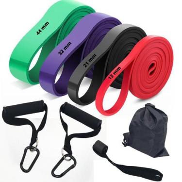 Imagem de kit super band 4 intensidades com alça de mão e ancora porta - Pulsar 