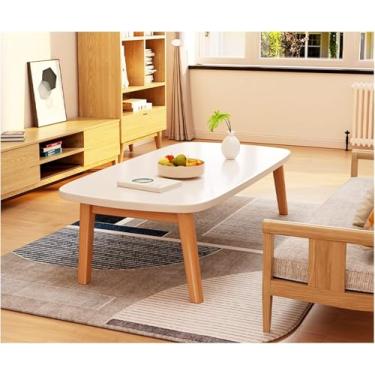 Imagem de Mesa Dobrável De 17,7 Polegadas De Altura, Mesa De Madeira Com Tampo Espesso E Impermeável, Mesa Lateral Minimalista Para Uso Interno E Externo, Mesa De Tatame Jaese, Mesa De Café, 120cm-B