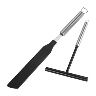 Imagem de IEUDNS Espalhador para fazer crepes, espátula para panquecas, utensílios de cozinha, utensílios de cozinha, de cozinha de aço inoxidável para restaurantes