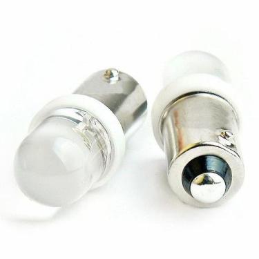 Imagem de Par Lâmpada Led 12V Tipo 69 Importado 1 Led Amarelo