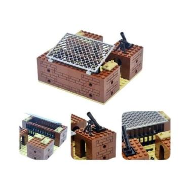 Imagem de Conjunto De Blocos De Construção De Base Militar Para Meninos, Tijolos