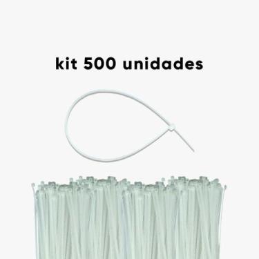 Imagem de Kit 500 Abraçadeira Nylon Branca Stein + IPI 280 X 3,6mm, Único