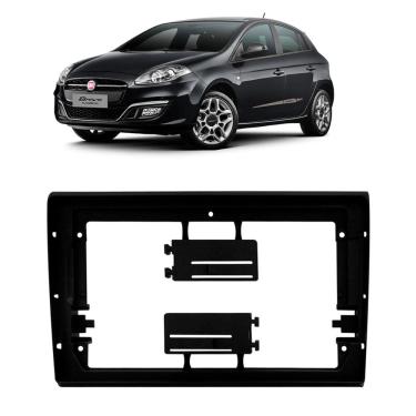 Imagem de Moldura Painel Central 9 Polegadas Fiat Bravo 2011 à 2016 Preto Fosco Novum Expex Epx9ft014 Som