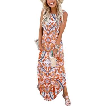 Imagem de Vestido feminino Zeagoo, casual, estampado, floral de praia, verão