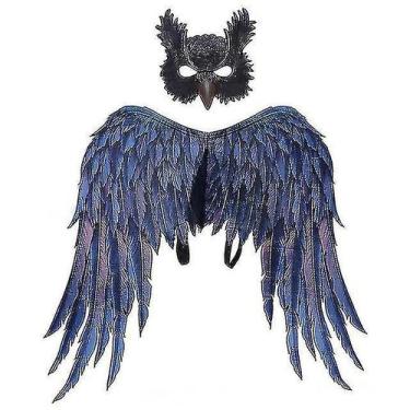 Imagem de Conjuntos de acessórios de fantasia crianças asas de dragão fantasia c