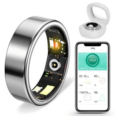 Imagem de Rastreador de fitness Smart Ring GYSOA para homens e mulheres, monitor