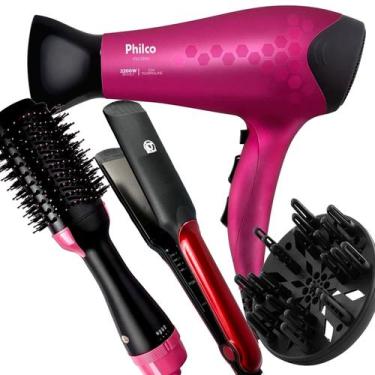 Imagem de Secador De Cabelo Philco Profissional Ion 2200w Ar Quente Frio Dourado