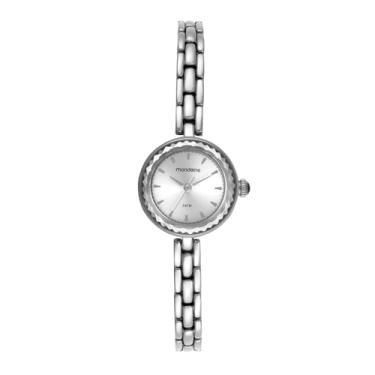 Imagem de Mondaine Relogio Feminino Mondaine Prata Vidro Facetado