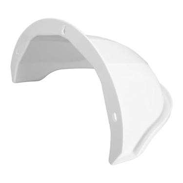 Imagem de HURRISE Tampa Universal de Câmeras de Segurança Ao Ar Livre a Abs Reforçado Plástico de Chuva de Chuva Com Orifícios Perfurados, Telhado Protetor à Prova de água (Branco)